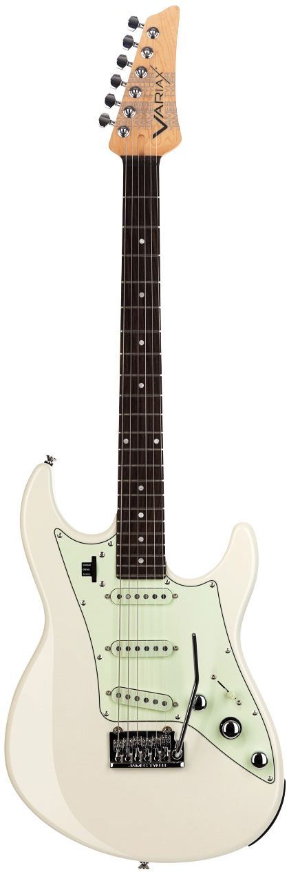 Line 6 Tyler Variax JTV69S Olympic White Modelling Guitar 'S' Style With 3 Single Coils