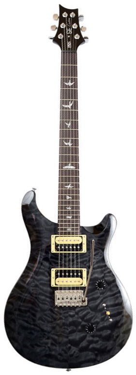 PRS SE Custom 24 Quilt Top Grey Black