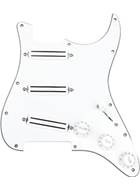 Seymour Duncan Loaded Pickguard Triple Rails White