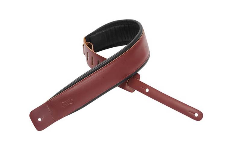 Levy's DM1PD-BRG Leather Padded Strap Burgundy