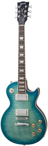 Gibson Les Paul Standard Plus 2014 Ocean Water Perimeter Chrome