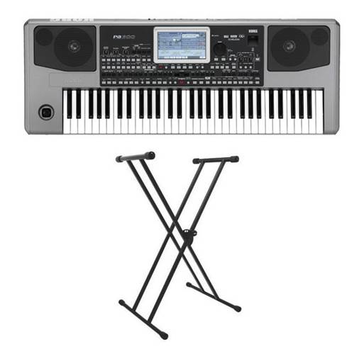Korg PA900 Arranger Keyboard with X-Stand 