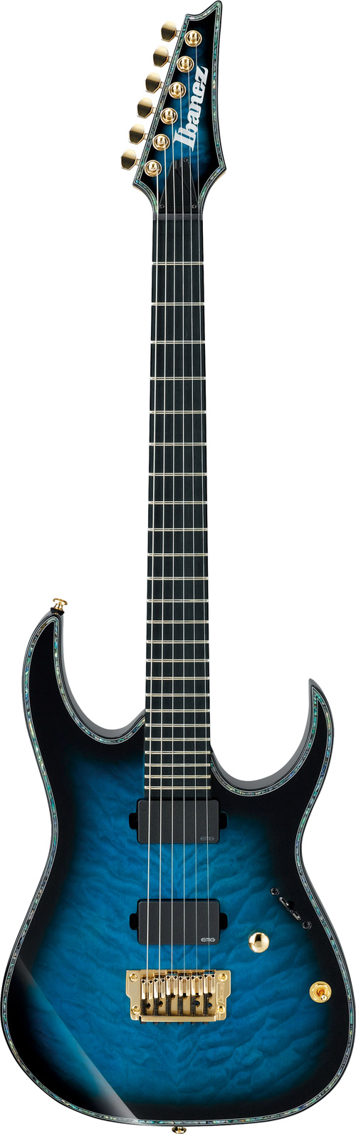Ibanez RGIX20FEQM-SBS Iron Label Sapphire Blue Burst | guitarguitar