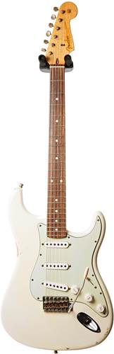 Fender Custom Shop guitarguitar Dealer Select 59 Stratocaster Relic Faded Olympic White RW 