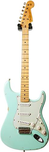 Fender Custom Shop Guitarguitar Dealer Select 59 Stratocaster Relic Faded Surf Green MN #R73730