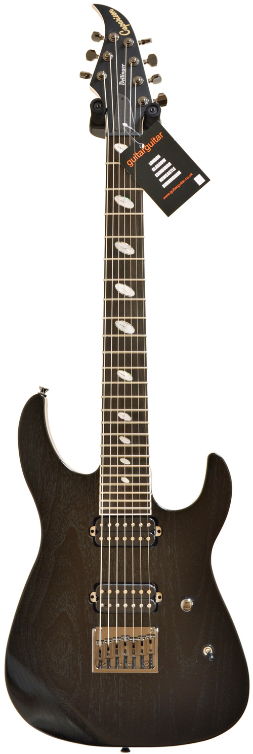 Caparison Dellinger 7 FX WM Walnut and Mahogany Body Charcoal