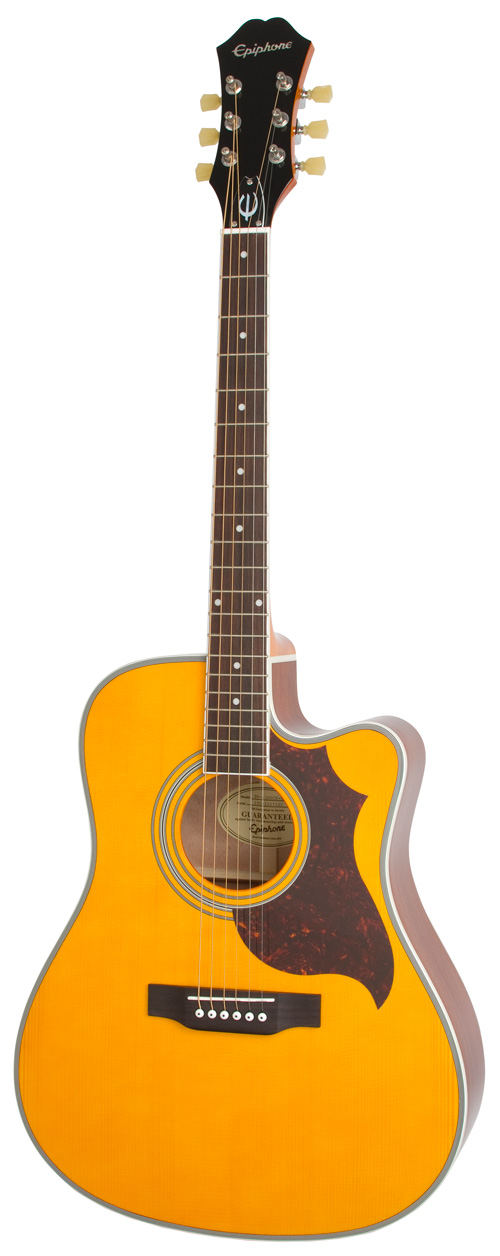 Epiphone FT-350SCE (Min-ETune Equipped) Antique Natural