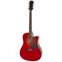 Epiphone FT-350SCE (Min-ETune Equipped) Wine Red Front View