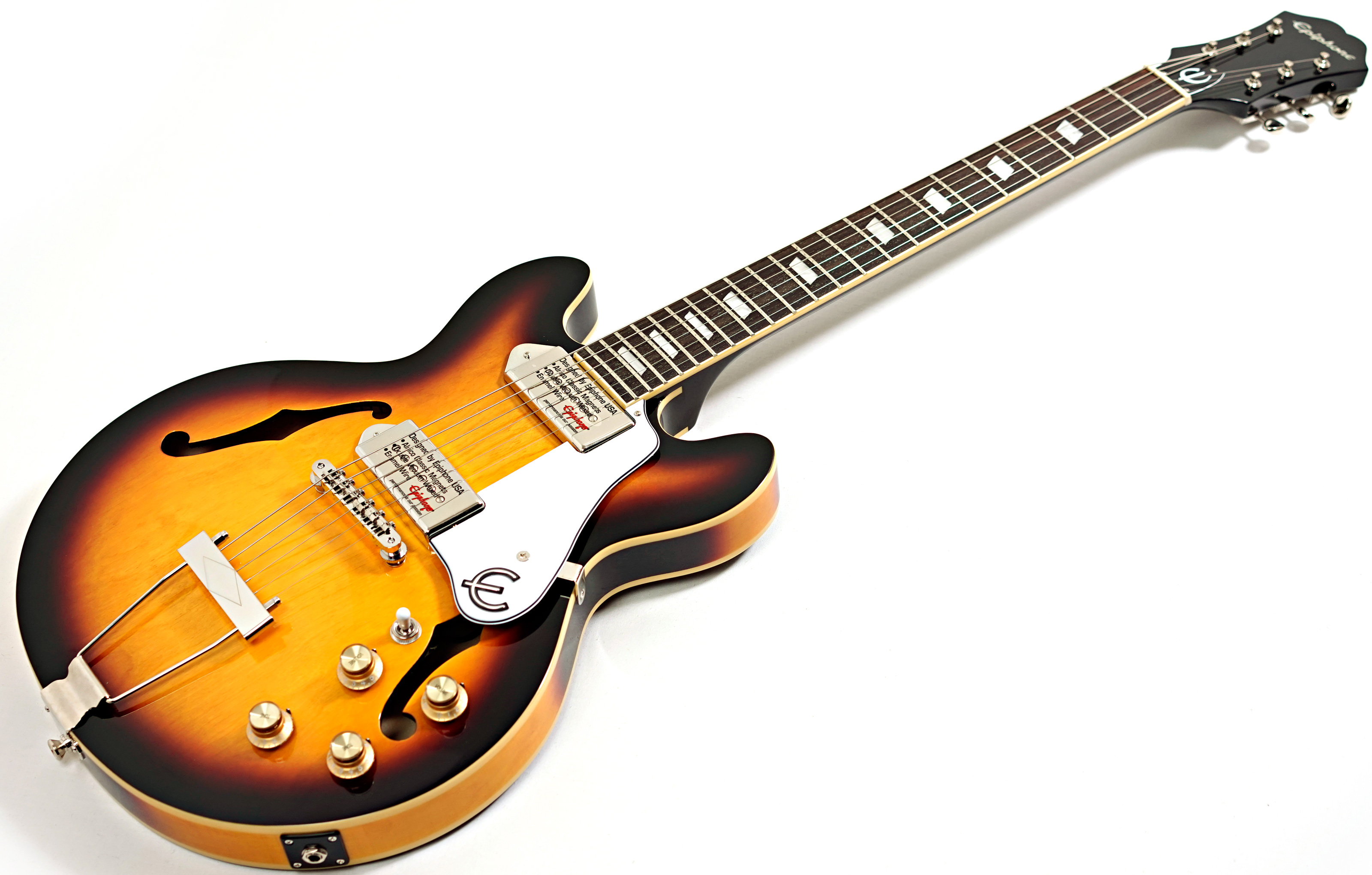 epiphone casino vintage sunburst bag