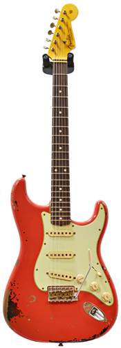 Fender Custom Shop Michael Landau 1963 Strat Fiesta Red over 3 Tone Sunburst #R77803