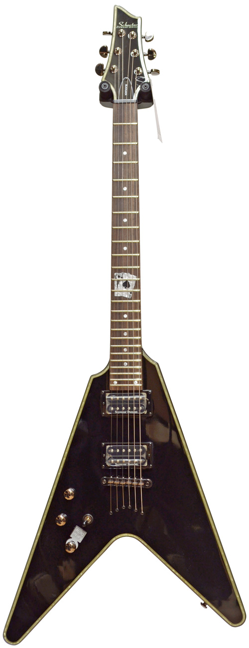 Schecter Blackjack V-1 Gloss Black LH (End of Line)