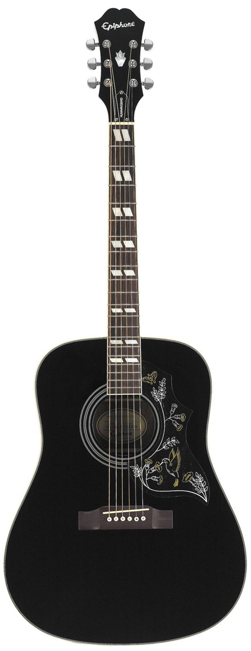 Epiphone hummingbird deals black