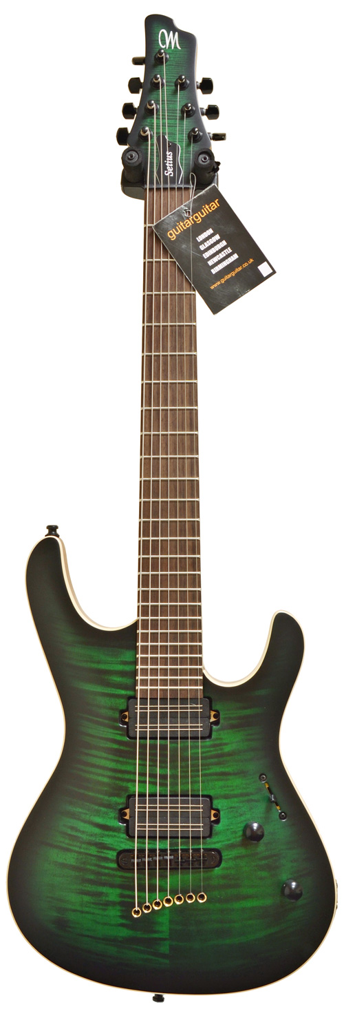 Mayones Setius GTM 7 Trans Dirty Green Burst | guitarguitar