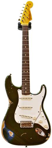 Fender Custom Shop 63 Strat Heavy Relic Olive 'Irish Pub' #R75947