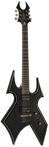 BC Rich Trace Warbeast Onyx/Silver Bevels