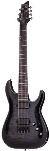 Schecter Hellraiser Hybrid C-7 Trans Black Burst