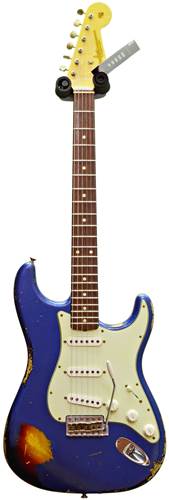 Fender Custom Shop 1960 Strat Heavy Relic Lake Placid Blue over 3 Tone Sunburst #CZ521773