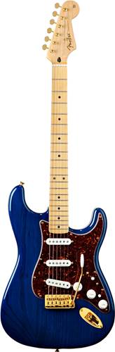 Fender Deluxe Players Strat MN Sapphire Blue Transparent