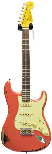 Fender Custom Shop Michael Landau 1963 Strat Fiesta Red over 3 Tone Sunburst #R77712