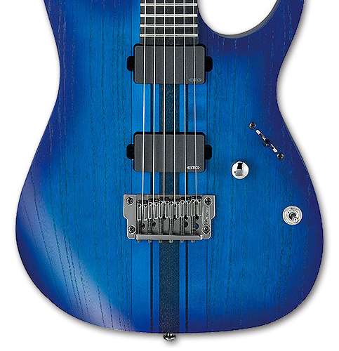 Ibanez RGIT20FE-SBF Sapphire Blue Thru-Neck Iron Label EMG 60/81 ...