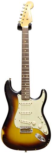 Fender Custom Shop Master Design 1963 Relic Strat Faded Two Colour Sunburst #CZ523327