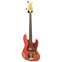 Fender Custom Shop 64 Jazz Bass Heavy Relic Fiesta Red over Desert Sand #R78409 Front View
