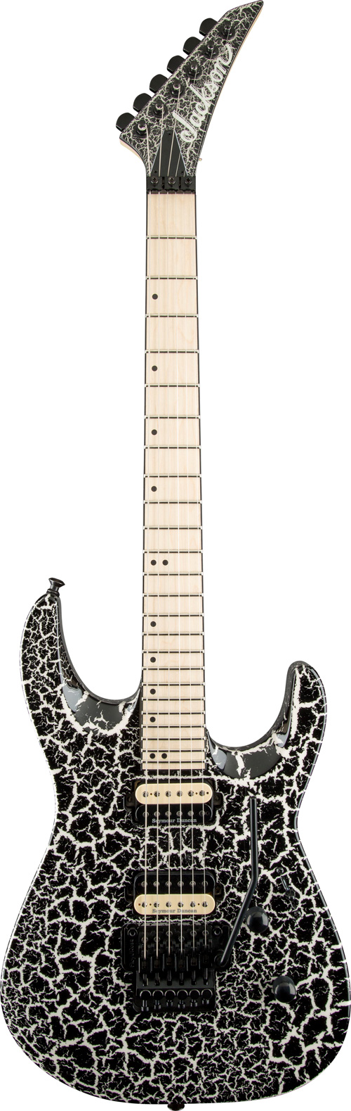 Jackson DK2M Dinky Black and White Crackle