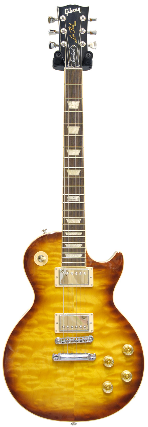 Gibson Les Paul Standard Premium Quilt 2014 Honeyburst Chrome ...