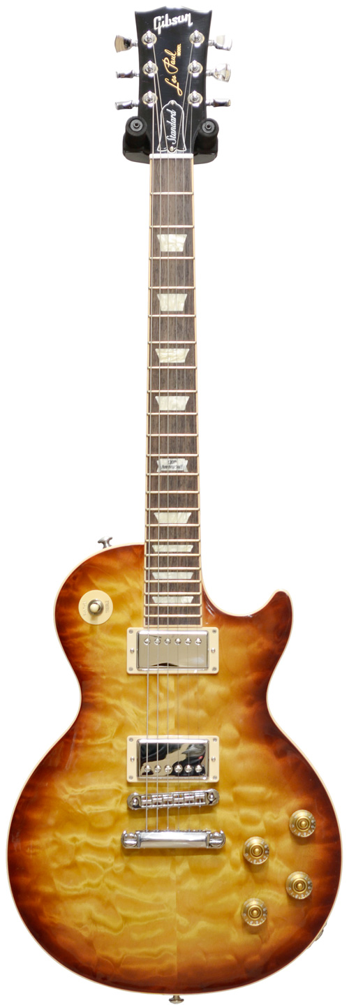 Gibson Les Paul Standard Premium Quilt 2014 Honeyburst Chrome ...