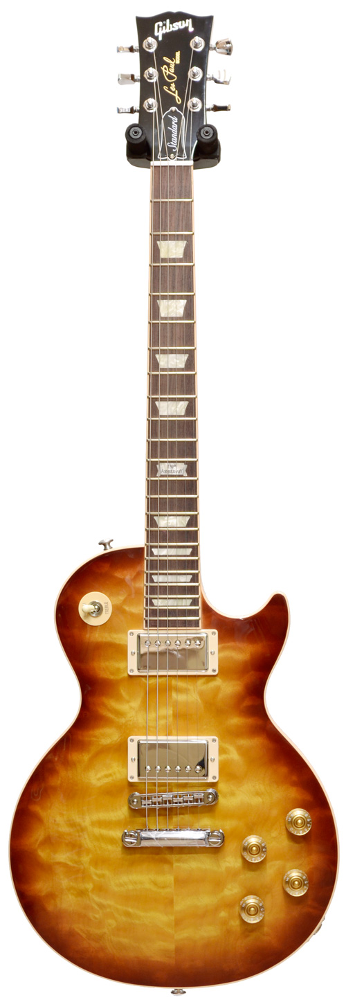 Gibson Les Paul Standard Premium Quilt 2014 Honeyburst Chrome ...