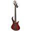 Mayones Patriot 4 Classic Trans Dirty Red Burst Flame Maple Top  Front View