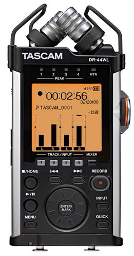 Tascam DR44-WL Handheld Recorder with Wifi