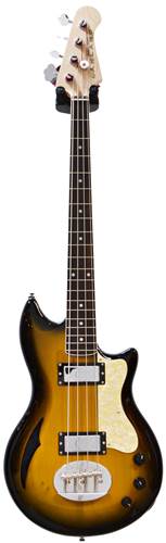 Lakland HB-30 Skyline Hollowbody Bass 2 Tone Sunburst RW