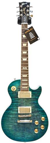 Gibson Les Paul Standard Premium Quilt 2014  Ocean Water Perimeter Chrome #140093878