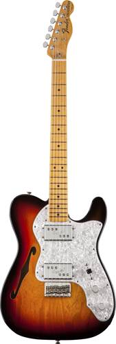 Fender FSR American Vintage 72 Tele Thinline 3 Tone Sunburst