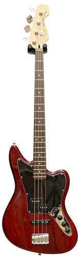 Squier Vintage Modified Jaguar Bass Special Crimson Red Transparent (2011) (Ex-Demo)