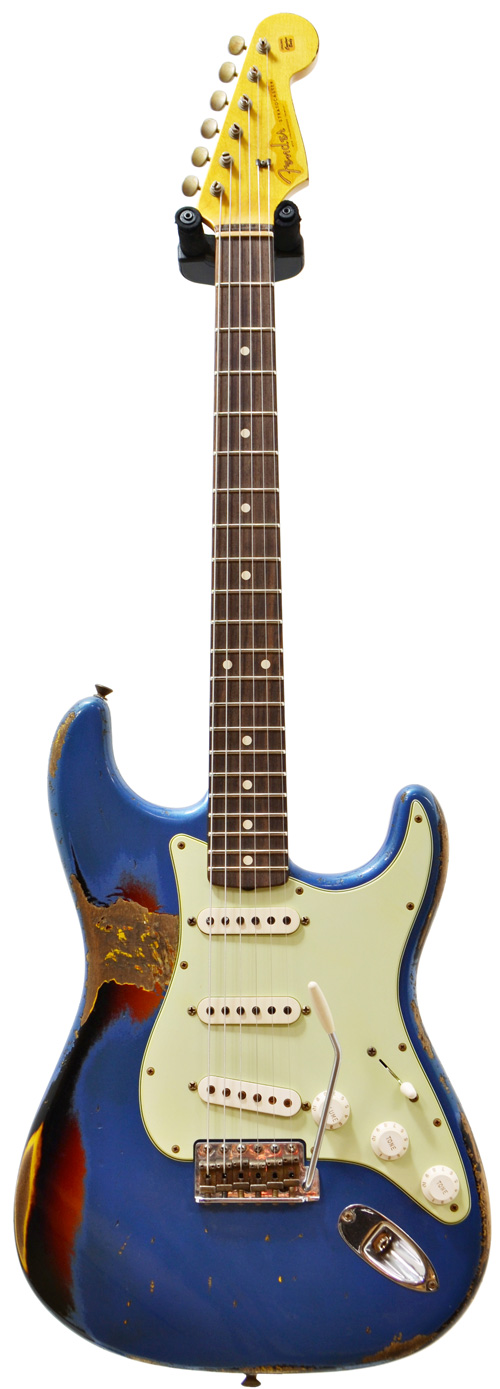 Fender Custom Shop 1960's Strat Heavy Relic Lake Placid Blue over Sunburst #R78415