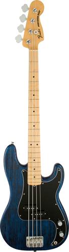 Fender FSR Sandblasted Ash P Bass MN Sapphire Blue Transparent