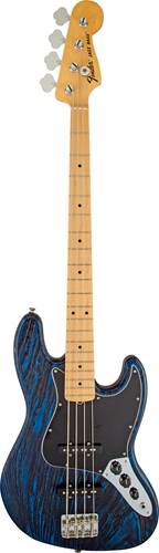 Fender FSR Sandblasted Ash Jazz Bass MN Sapphire Blue Transparent