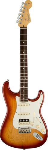 Fender American Standard Strat HSS Shawbucker RW Sienna Sunburst