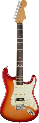 Fender American Deluxe Strat HSS Shawbucker RW Sunset Metallic