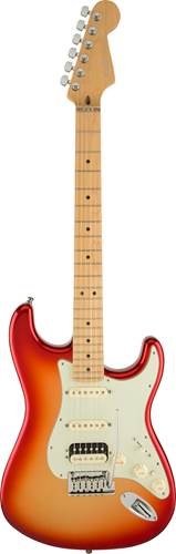Fender American Deluxe Strat HSS Shawbucker MN Sunset Metallic