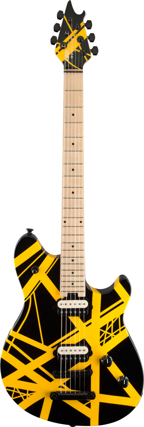 EVH Wolfgang Special T.O.M Black Yellow Stripe