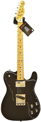 Fender Custom Shop 72 Tele Custom Black MN Relic #R00150