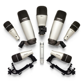 Samson 8Kit 8-Piece Drum Mic Set