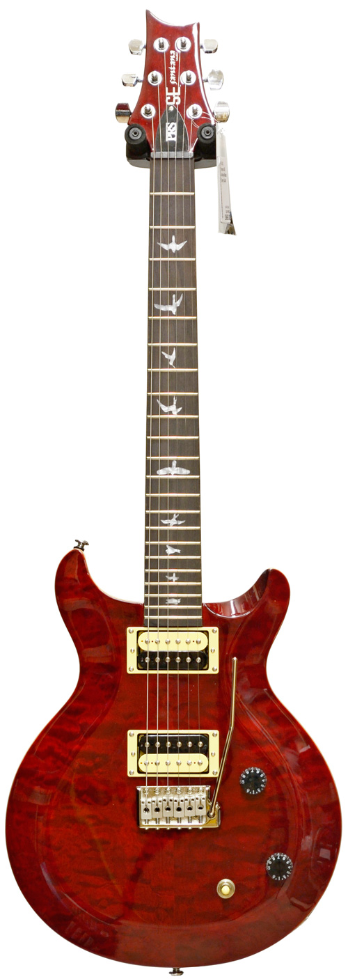 PRS SE Santana Black Cherry Quilt | guitarguitar