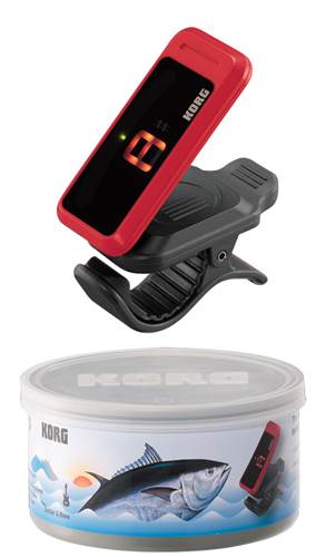 Korg Pitchclip Canned Tuner Red