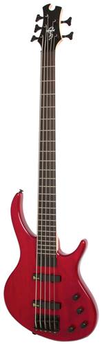Epiphone Toby Deluxe V Bass Trans Red Gloss 
