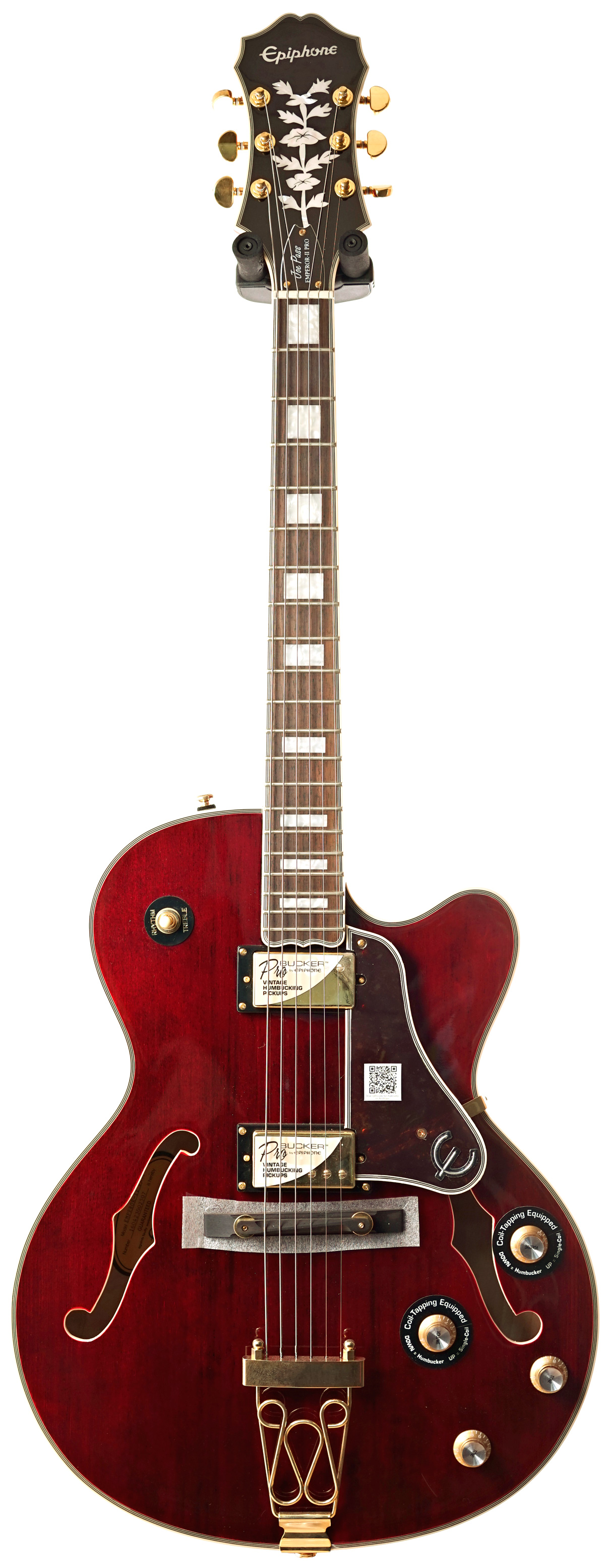 Epiphone Joe Pass Emperor II Pro Wine Red 