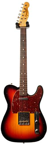 Fender Custom Shop 63 Tele Custom Relic 3 Tone Sunburst #R78665